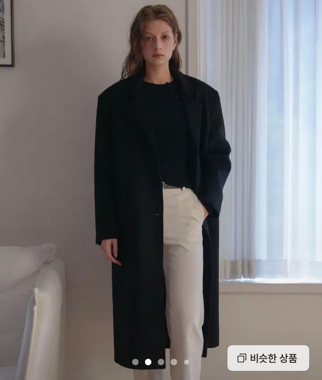 드헤베 Classic Single Long Coat [Black] 상품이미지1