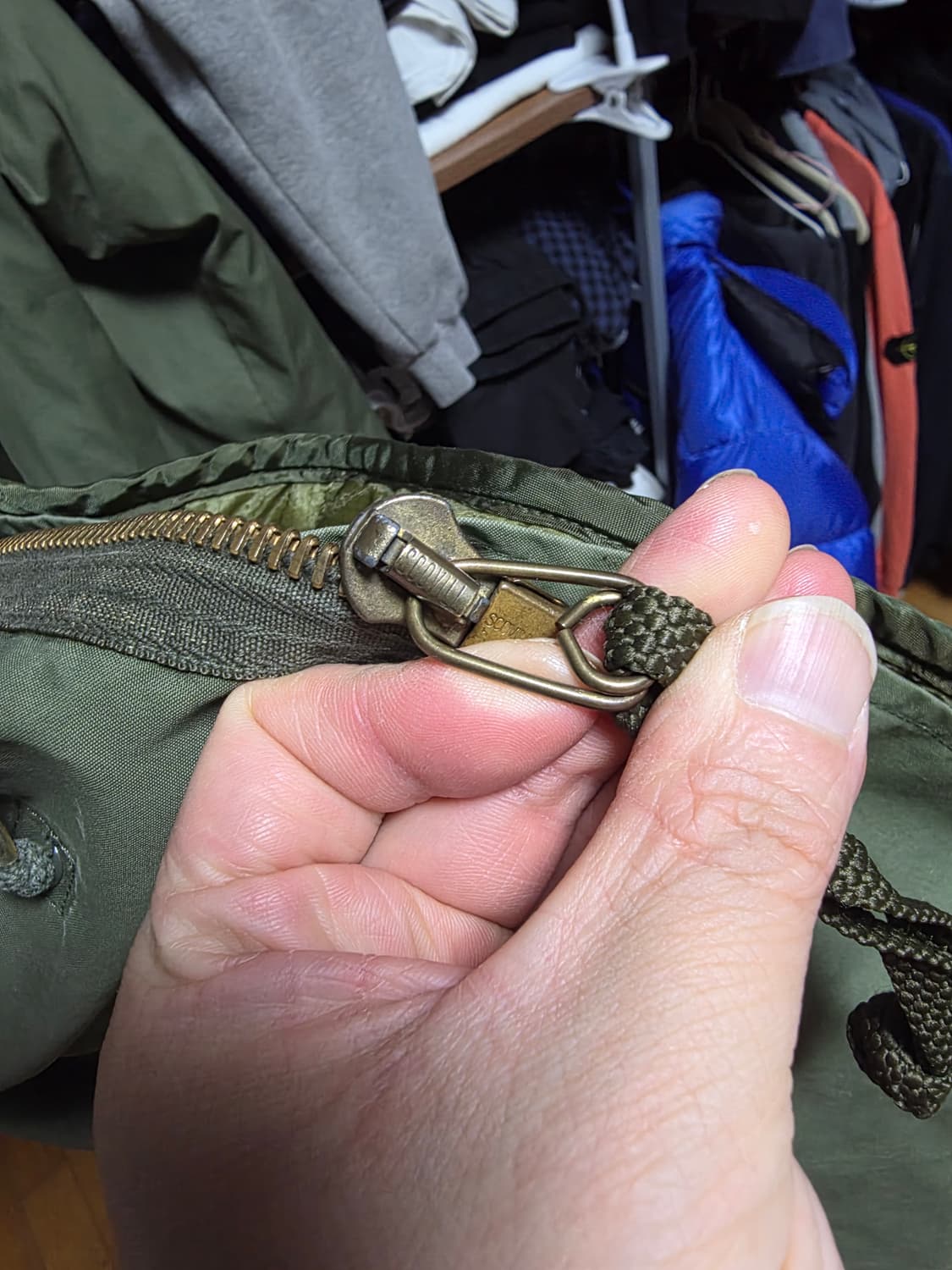 M65피쉬테일 개파카 오리지널 판매합니다. 상품이미지3