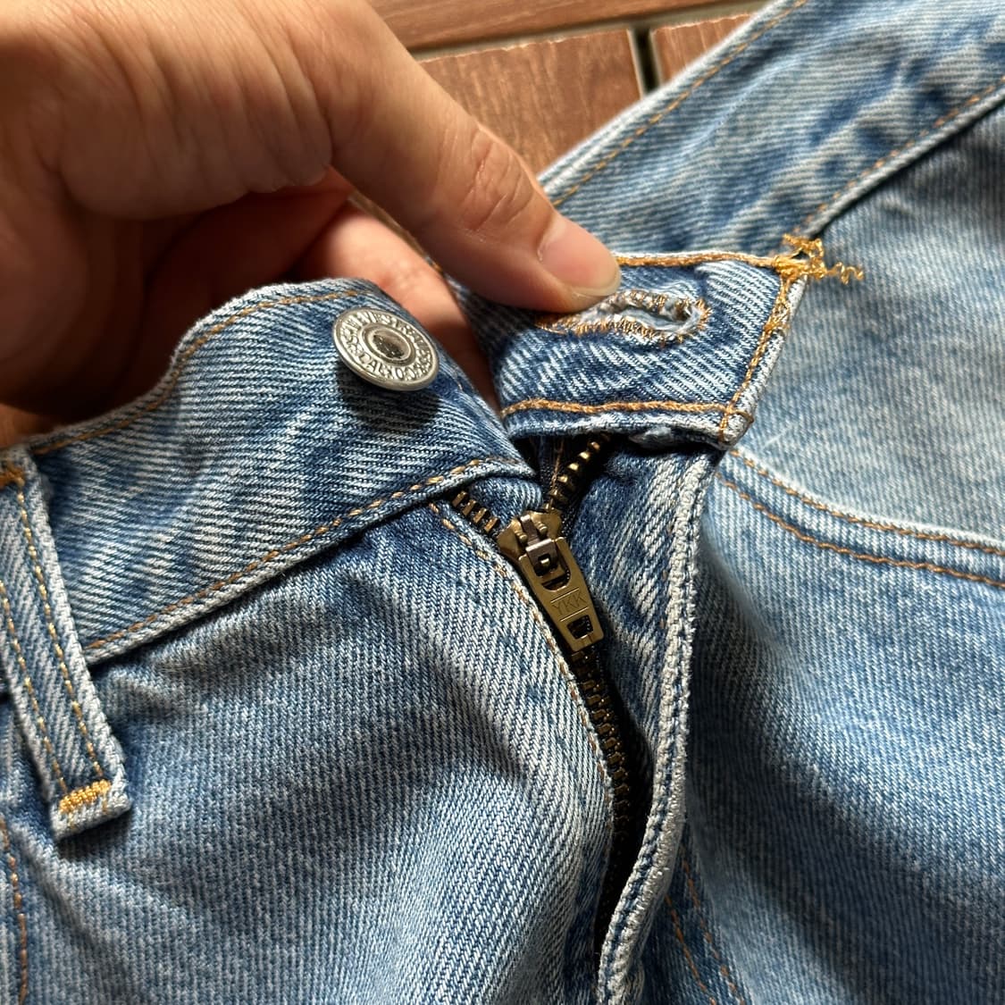 00‘s Levi’s 550 made in canada denim 상품이미지7