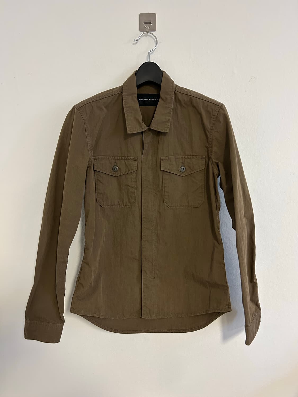 Lounge lizard 밀리터리 코튼 2웨이 지퍼 셔킷 상품이미지1