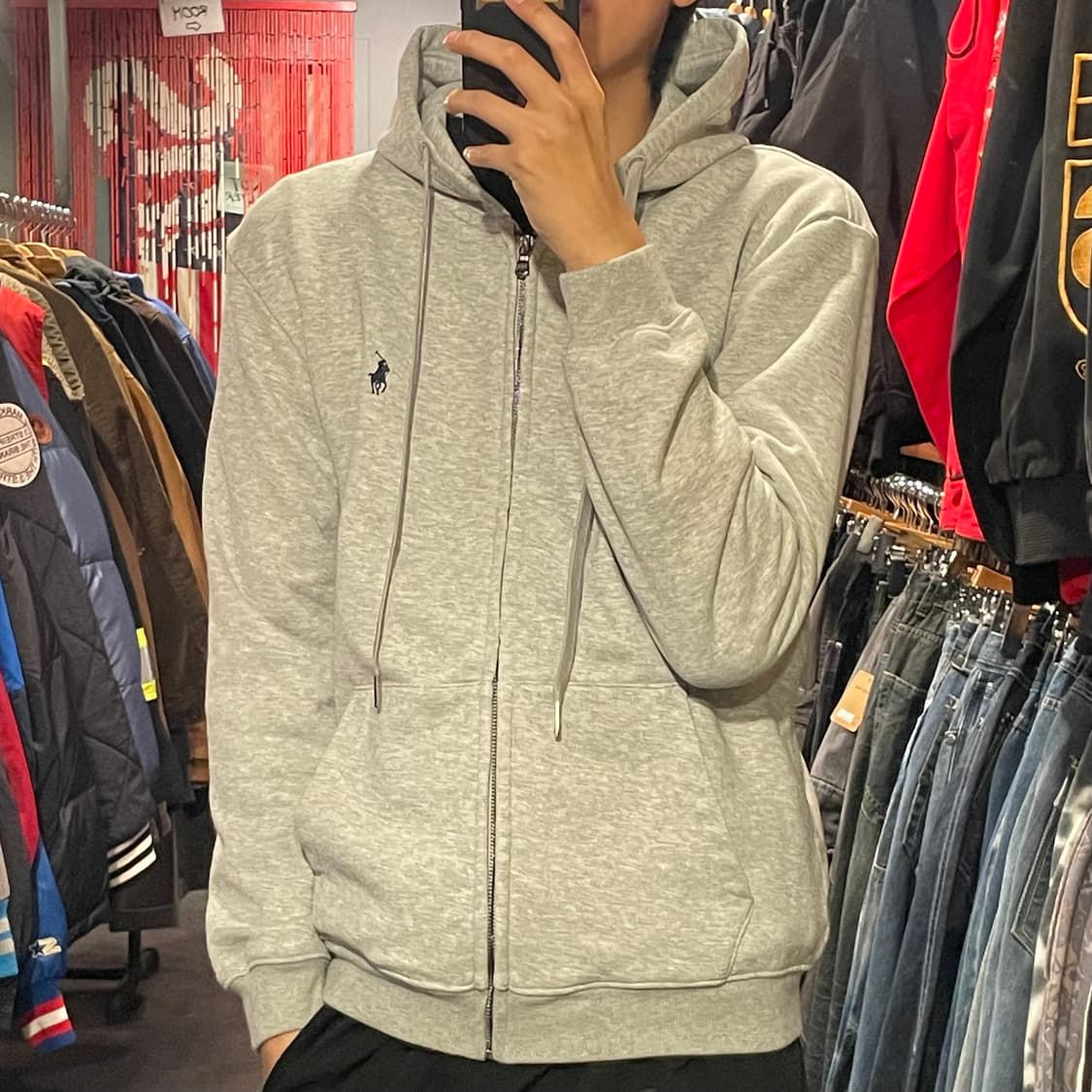 [IM]Polo RalphLauren 폴로랄프로렌 그레이 후드집업 상품이미지5