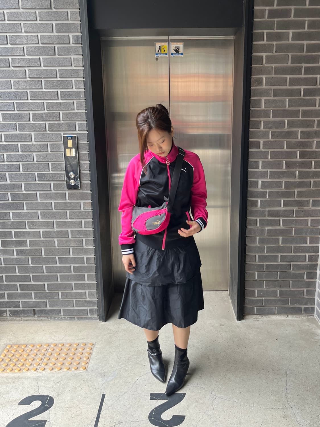 Puma 퓨마 로고 데미지 코튼백 스몰 상품이미지3