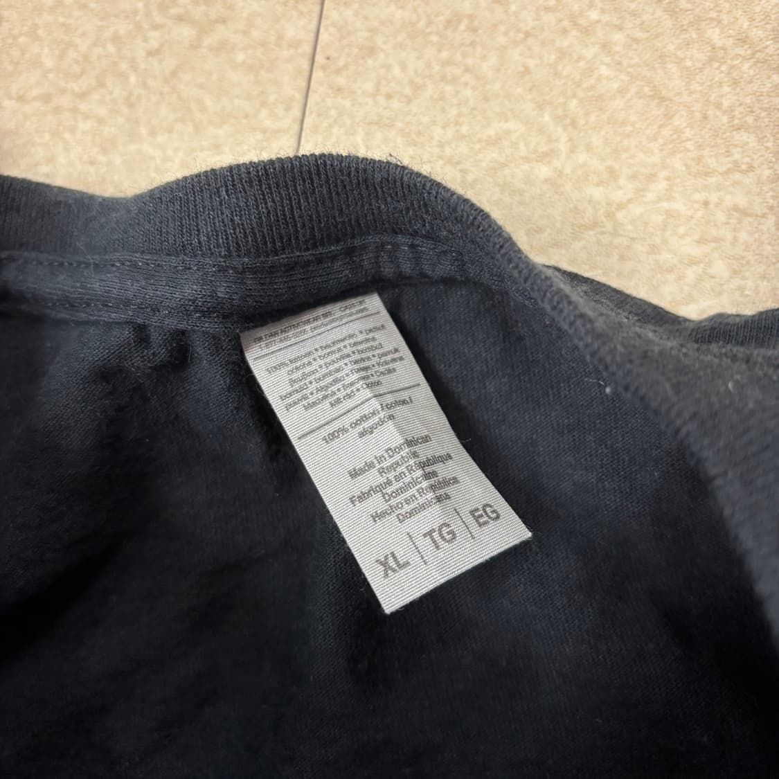 빈티지 프린팅 블랙 티셔츠 상품이미지4
