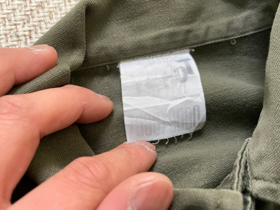 80s 프랑스군 m-64 밀리터리 필드 자켓  J04143 상품이미지3