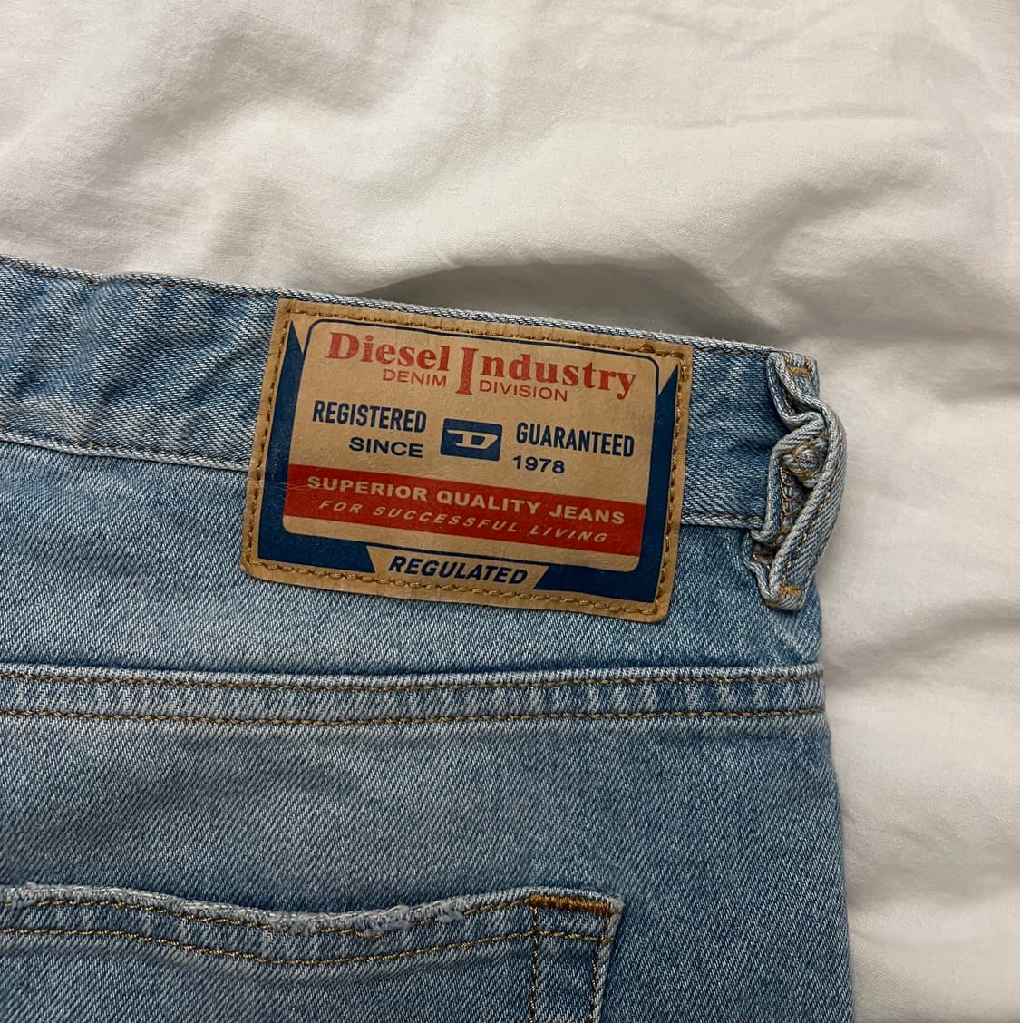 디젤 d-rise 09e25 와이드 데님 32 상품이미지8
