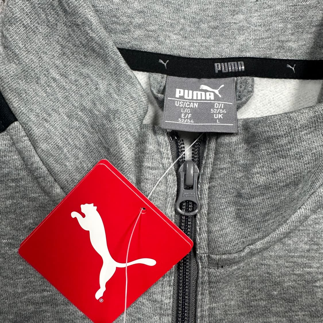 ✨ (세트 새상품) 푸마 기모 트레이닝 집업 세트 상품이미지4