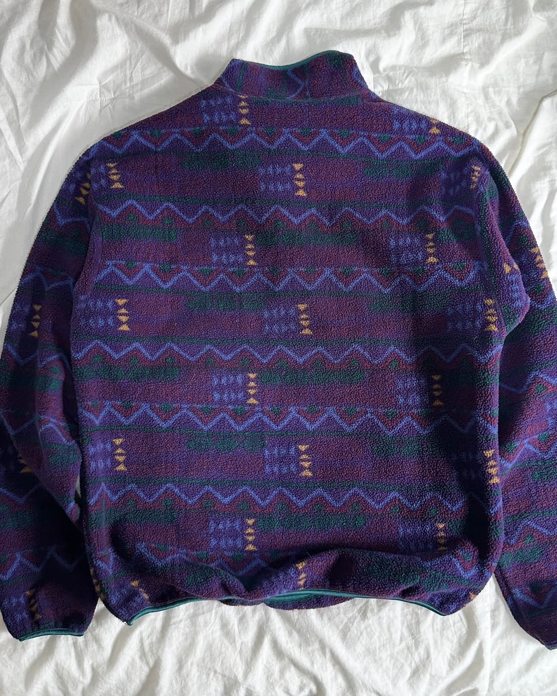 90s usa 콜롬비아 아즈텍 신칠라 플리스 상품이미지3