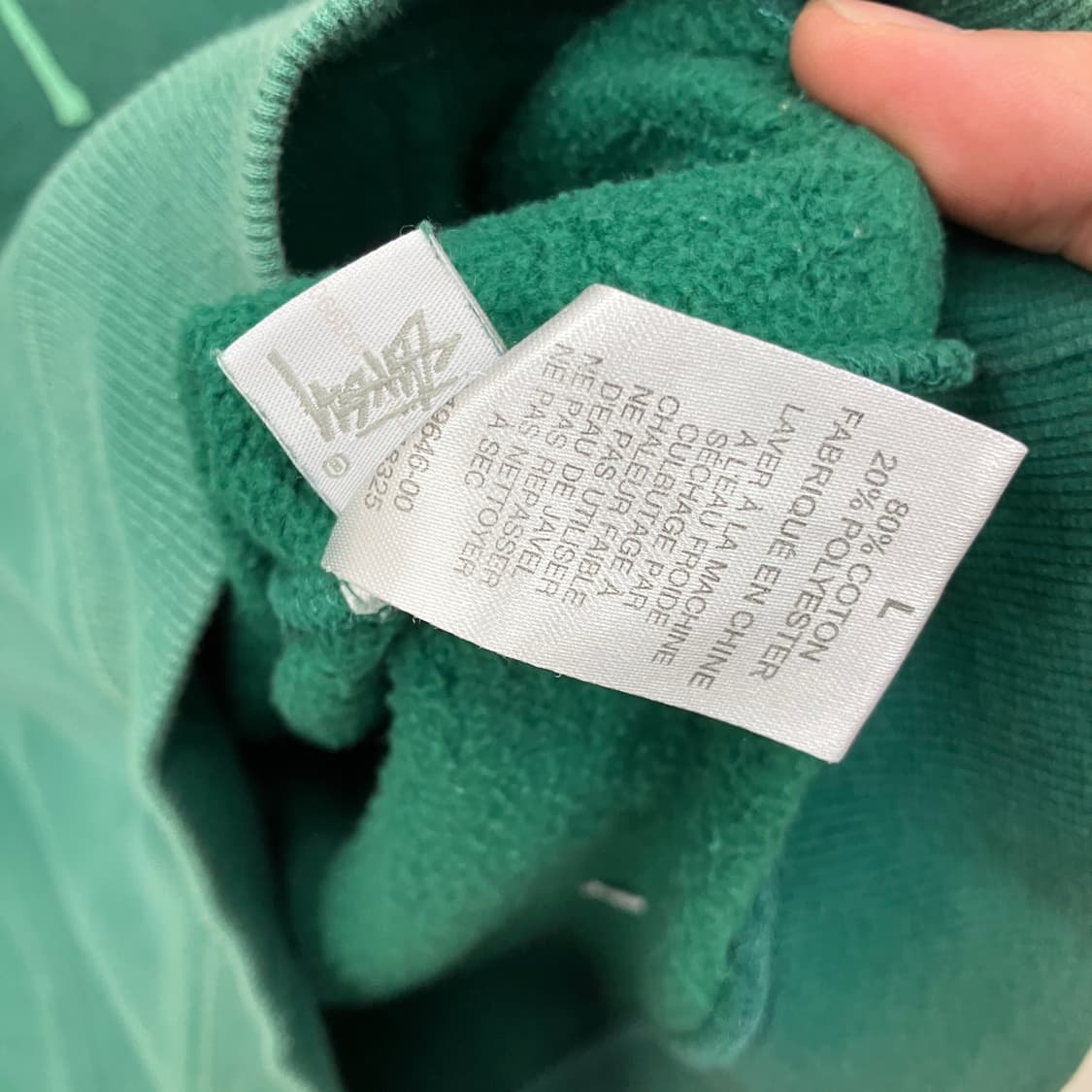 스투시 Stussy 그린 후드티 상품이미지4