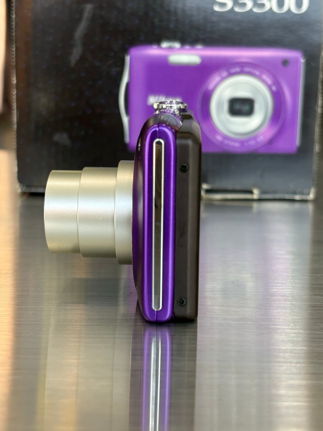 박스O/날짜표시)니콘 쿨픽스 s3300 퍼플 빈티지디카 상품이미지5