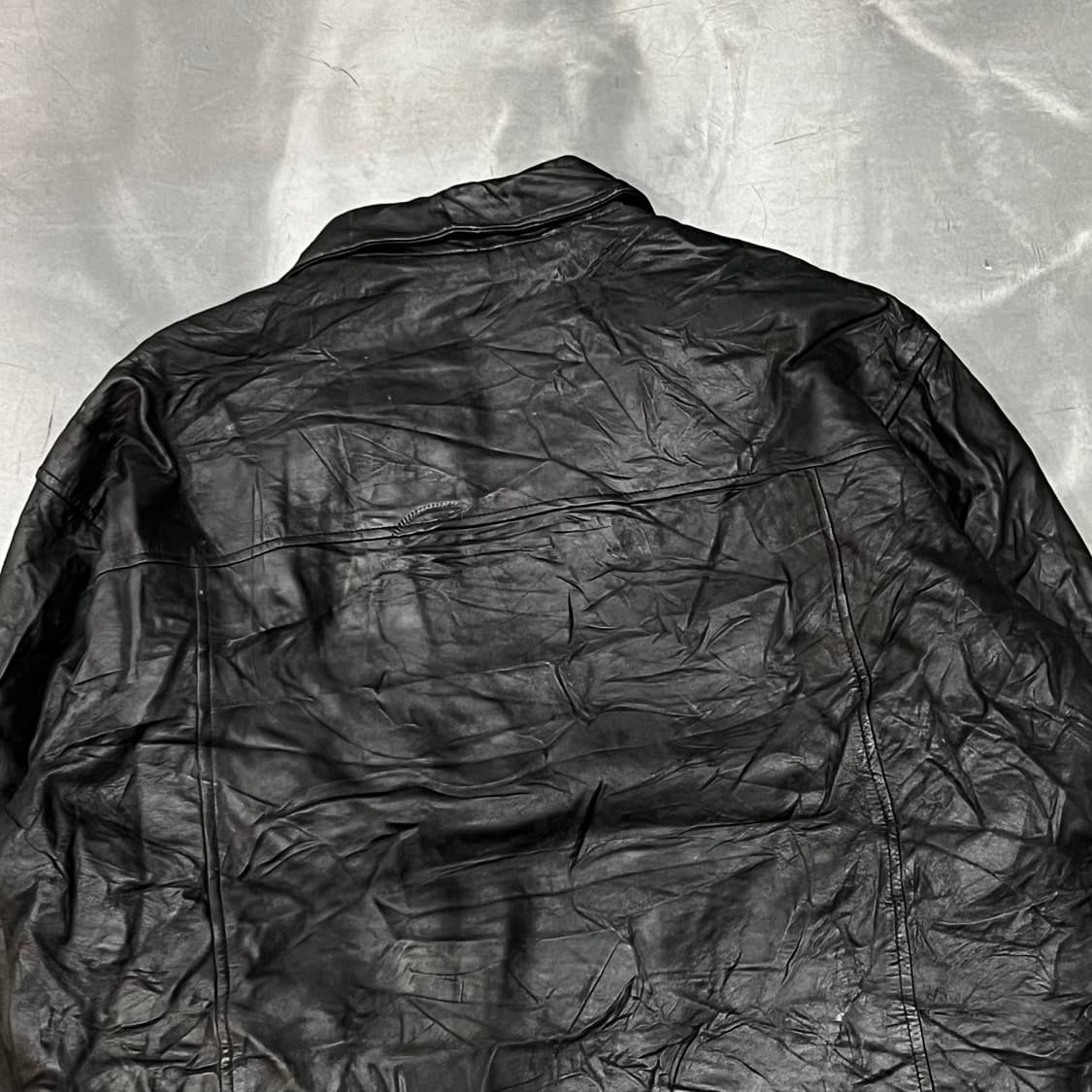  빈티지 리얼레더 자켓 y14976 상품이미지5