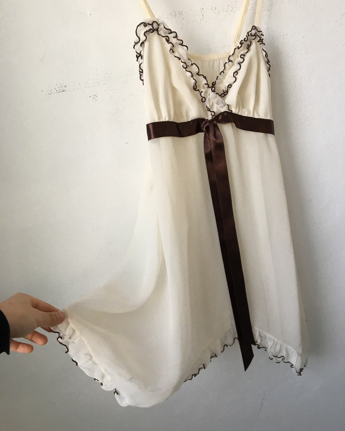 Frill unbalanced sleeveless 상품이미지5