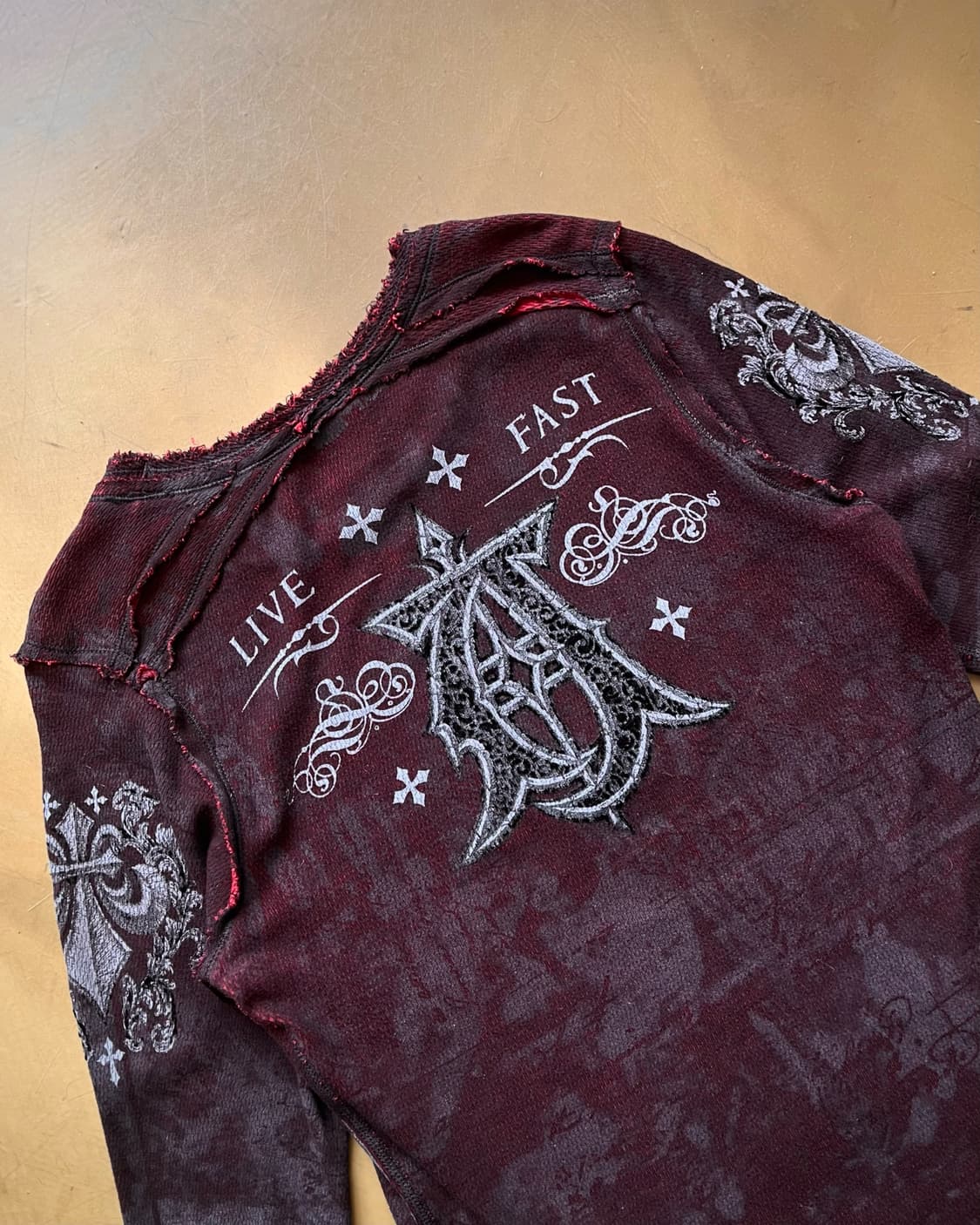 Old Affliction Gothic Knit long-Sleeve 상품이미지8