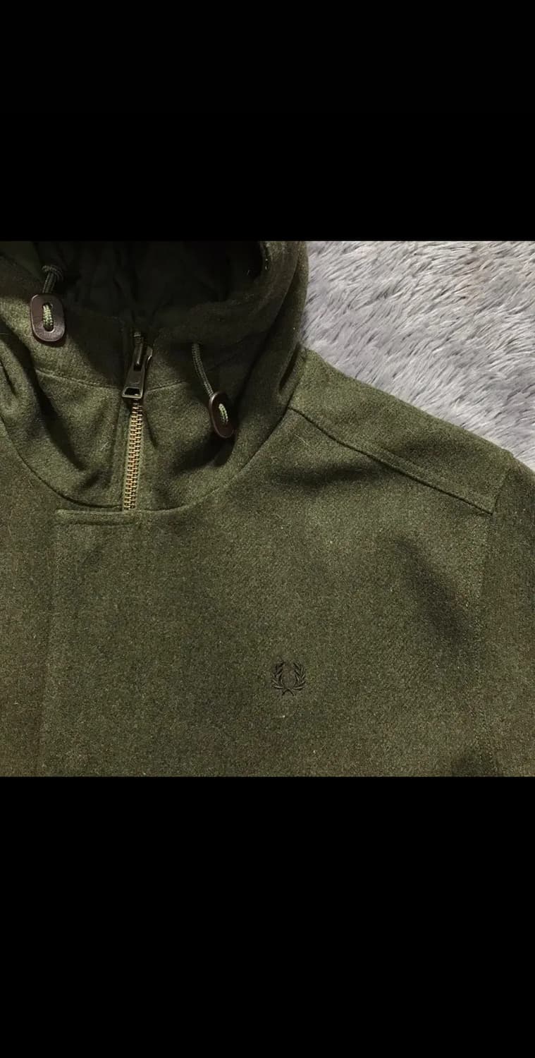 [[L, A급]# 프레드페리(PREDPERRY) 피쉬테일 울 야상 자켓 상품이미지5