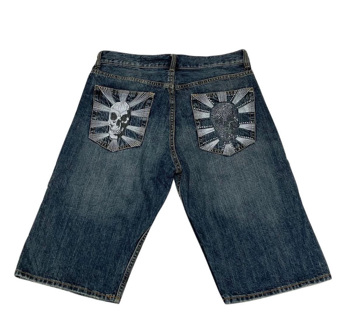 Skull half pants 상품이미지1