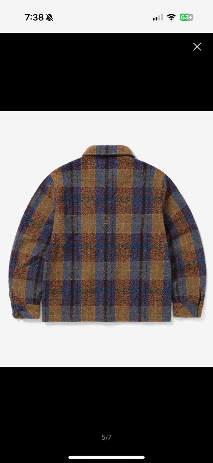 디네뎃 폴리스 체크셔츠 상품이미지2