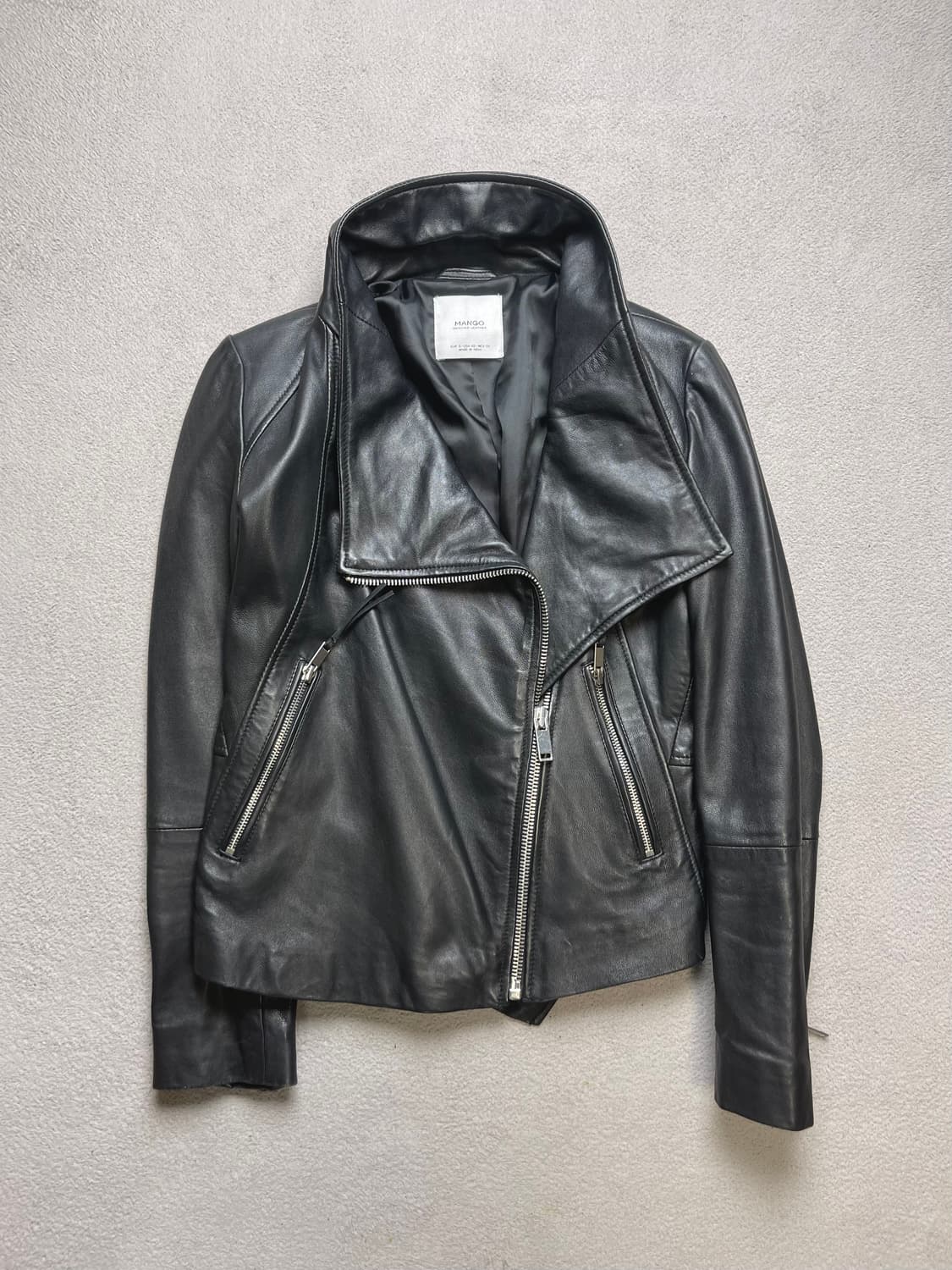 [S] MANGO 망고 양가죽 자켓 상품이미지2