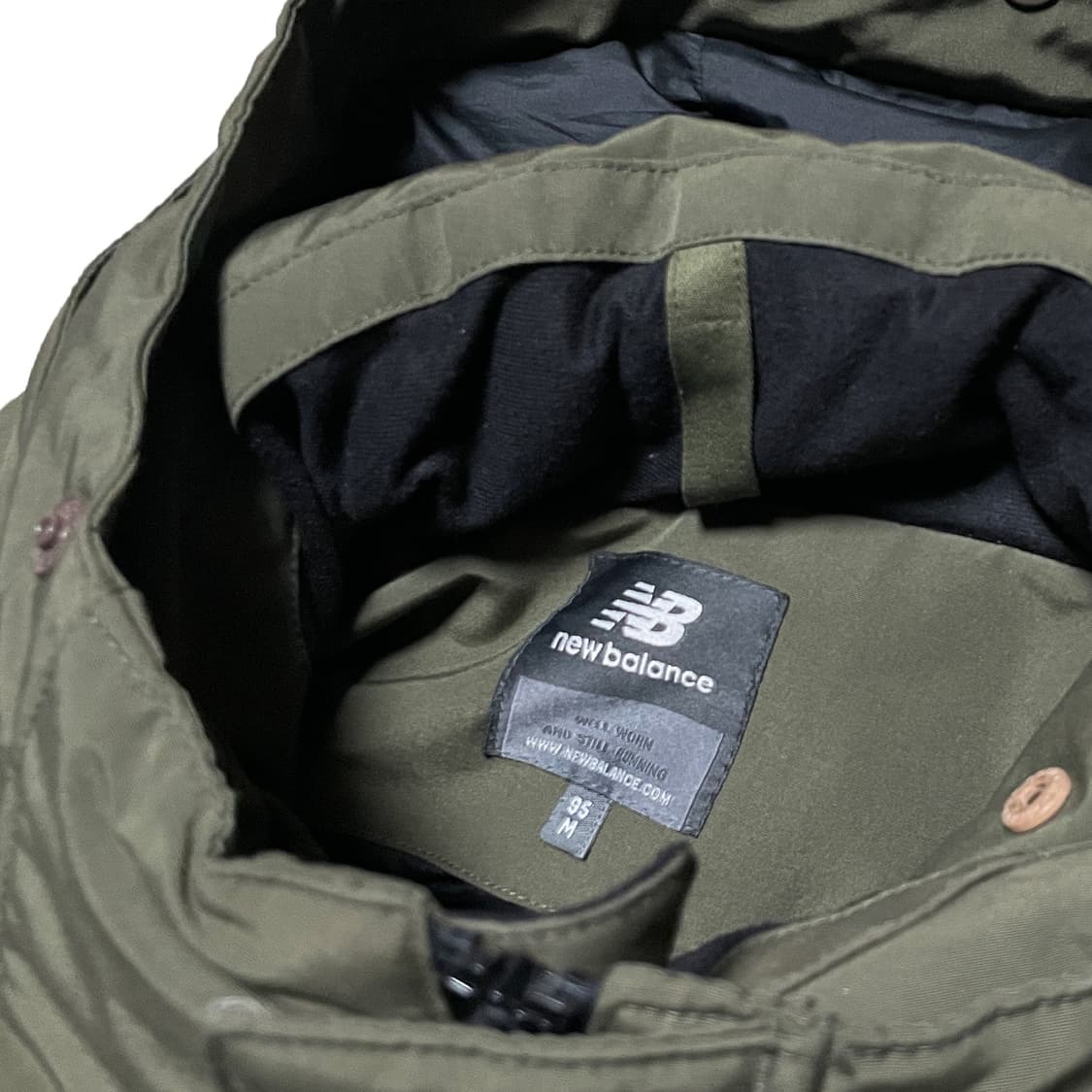 뉴발란스 카메라맨 패딩 점퍼 카키 상품이미지5