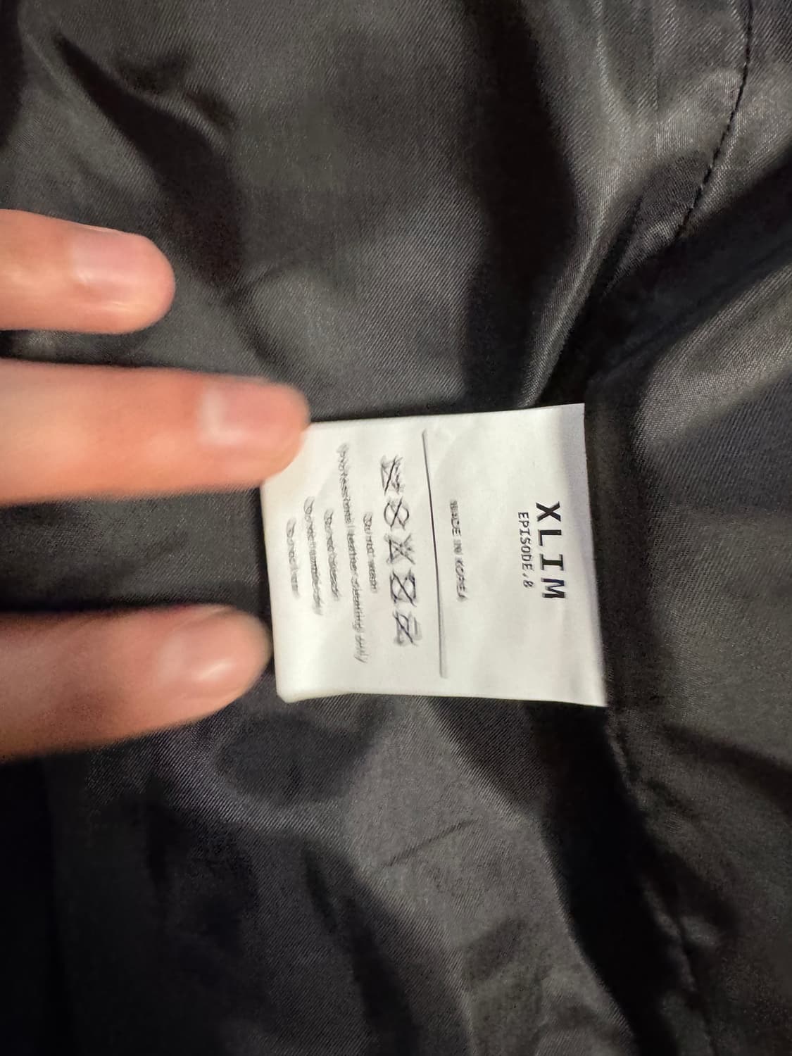 XLIM EP8 leather jacket 상품이미지4