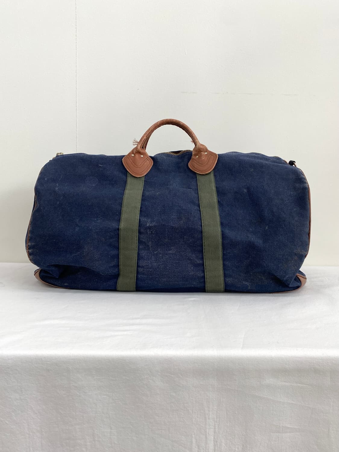 80's 엘엘빈 캔버스 레더 더플백 상품이미지5