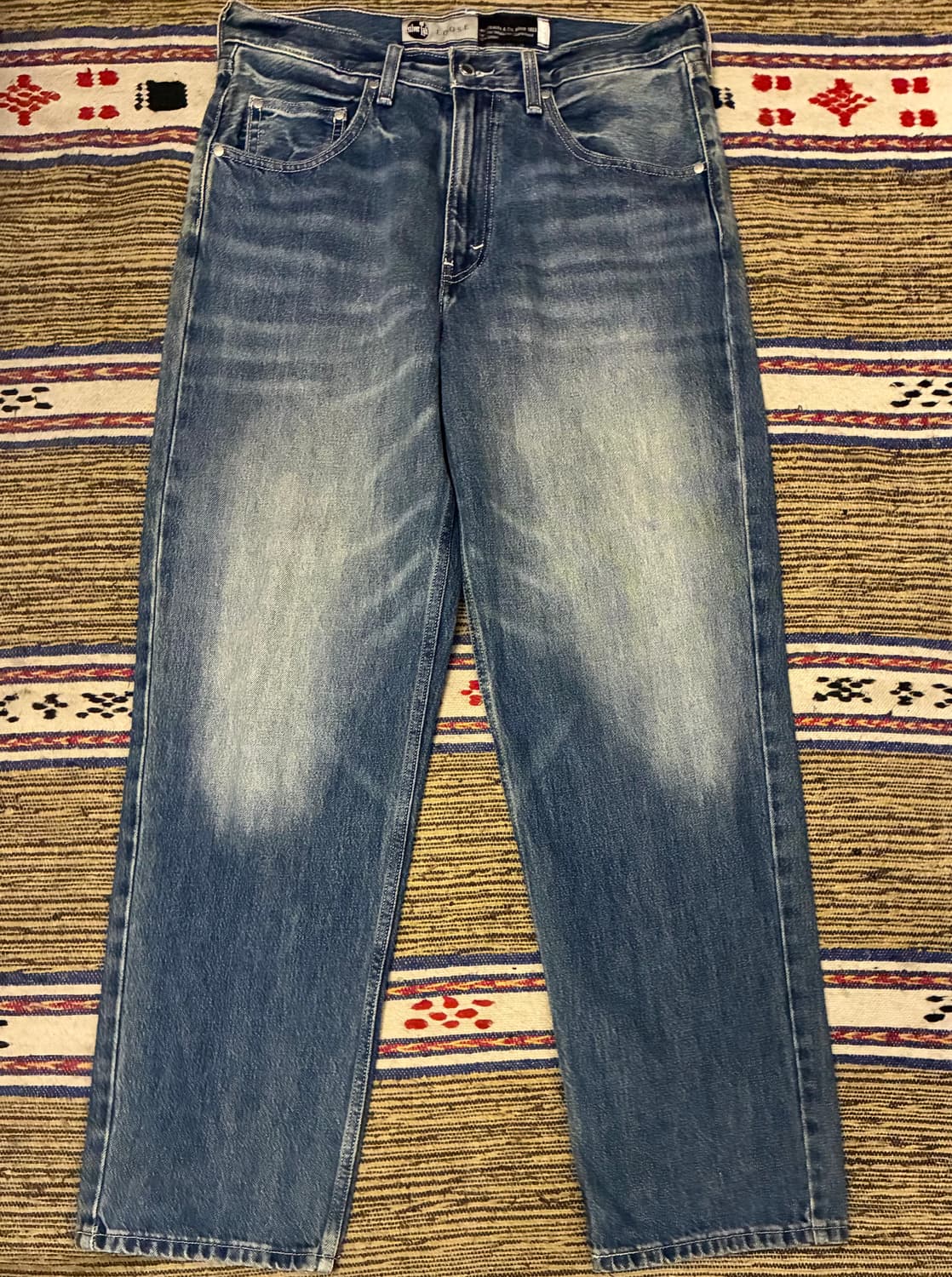 (32~33)Levis 리바이스 실버탭 루즈핏 데님 청바지 중청 상품이미지1