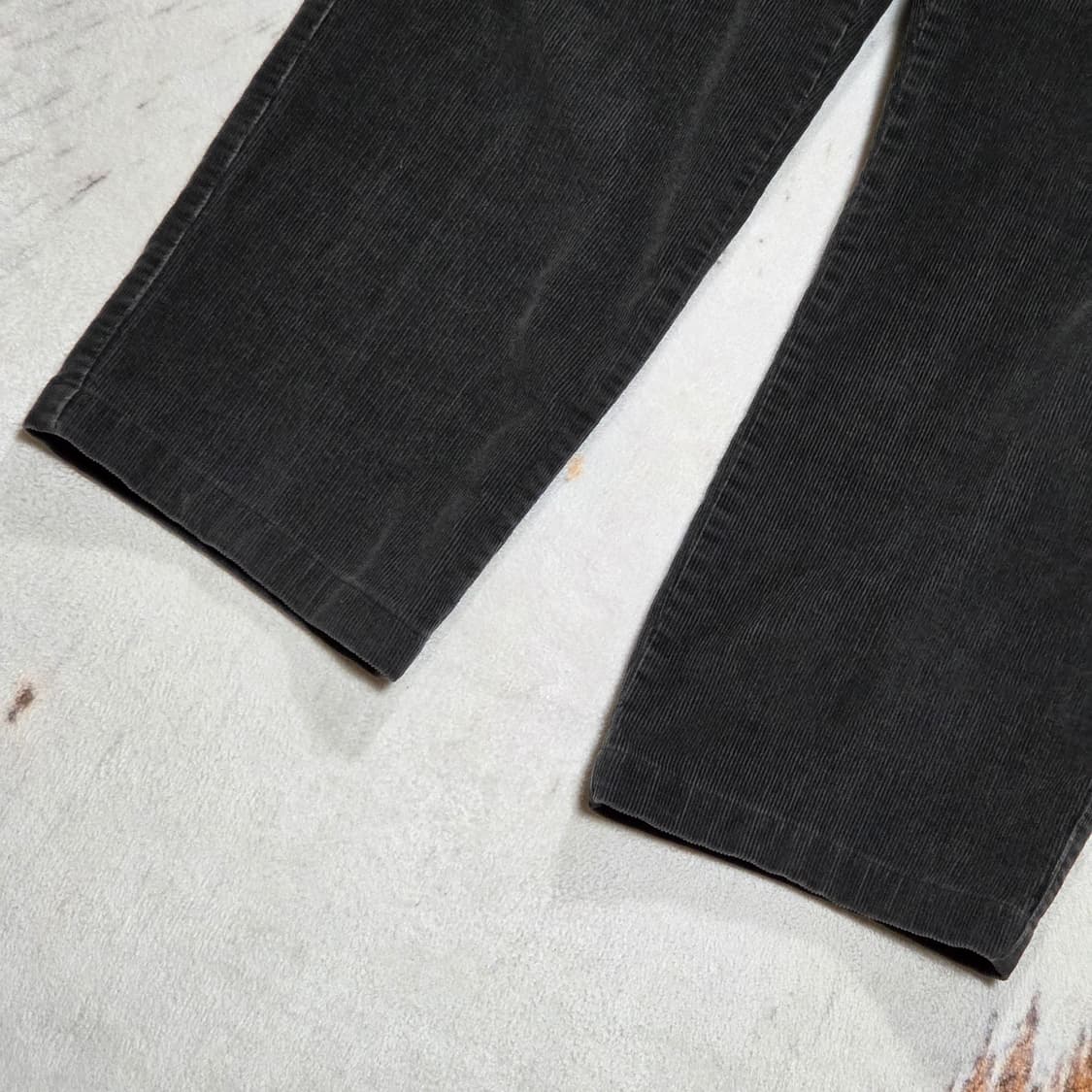 코듀로이 챠콜 와이드 팬츠 상품이미지3