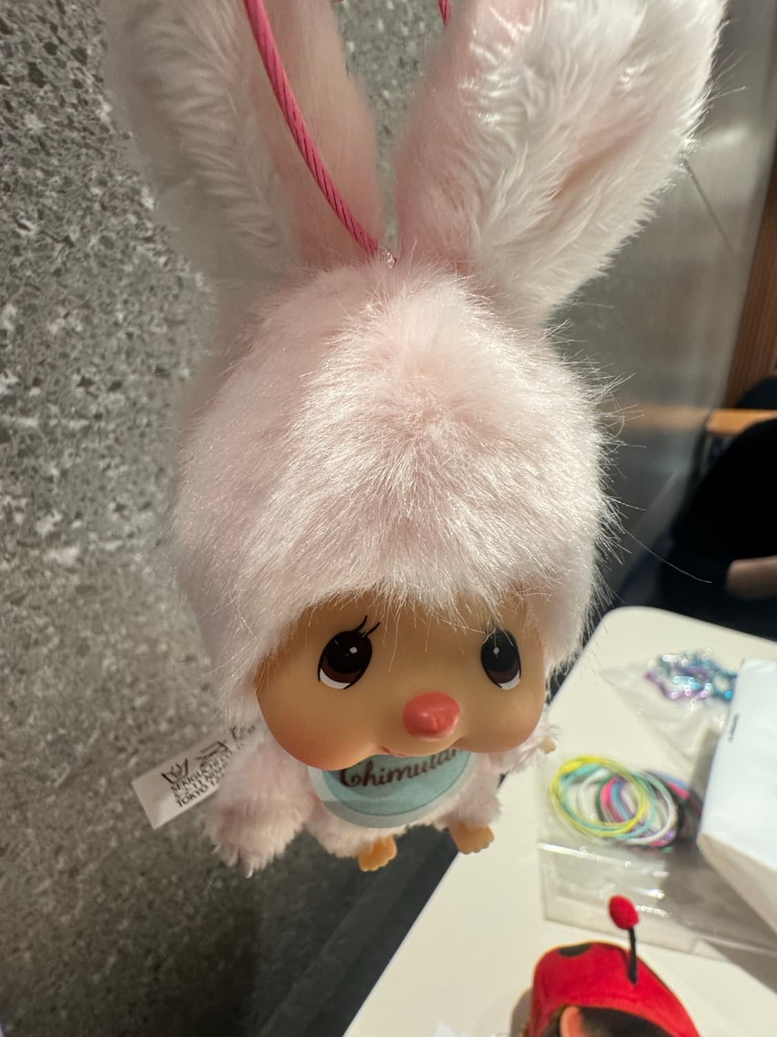 몬치치 치무탄 빅 헤드 SS 키체인 라이트 핑크 상품이미지2