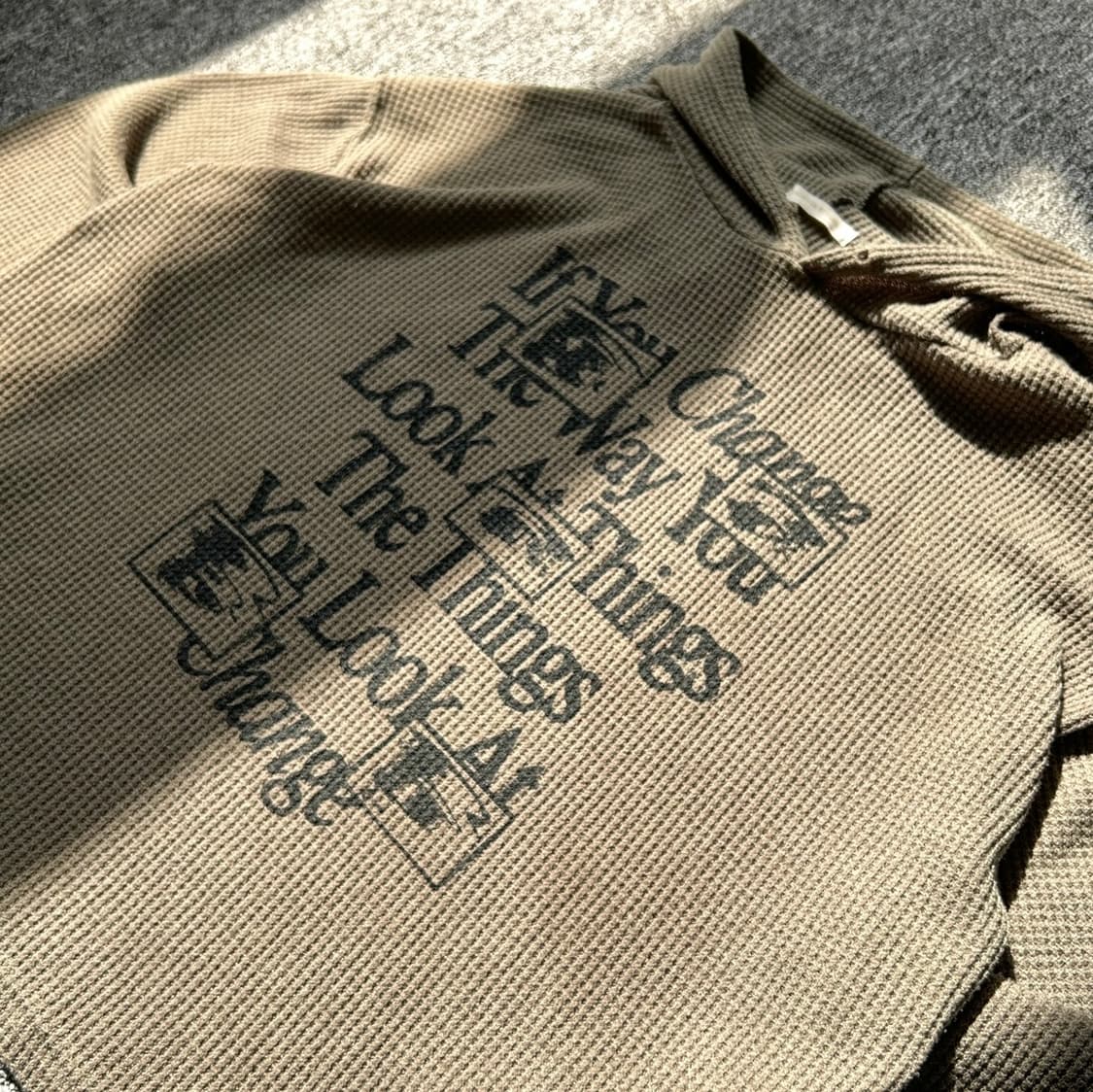 마젠타 스튜디오 카키 골지 후드 슬리브 상품이미지3