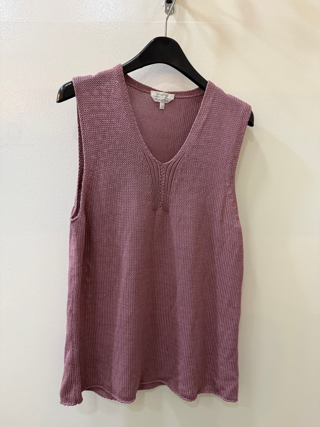 MaxMara 연보라 니트 조끼 상품이미지1