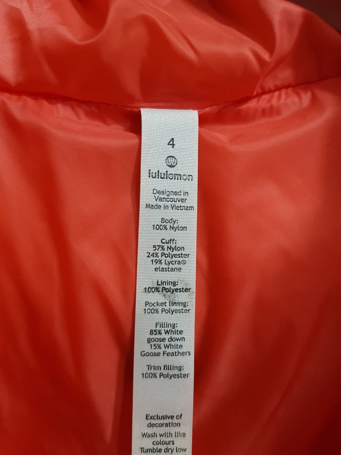 새상품)룰루레몬패딩4 상품이미지3