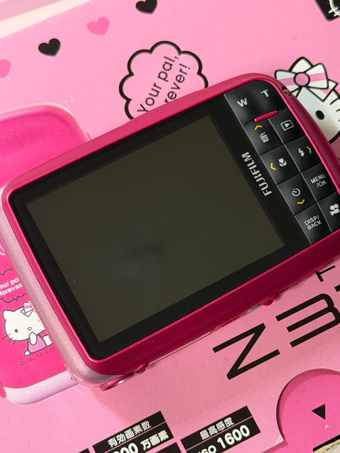 급처) 후지필름 파인픽스 Z33WP 핑크 헬로키티 카메라 상품이미지2