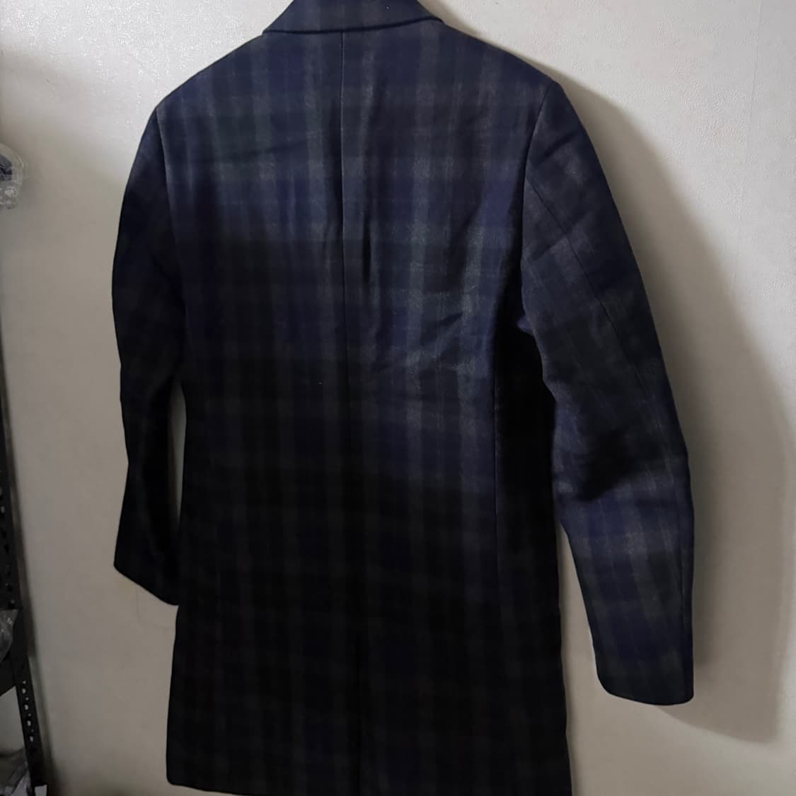 띠어리 남성 겨울 체크코트 M (남성 슬림 100정도) 상품이미지4