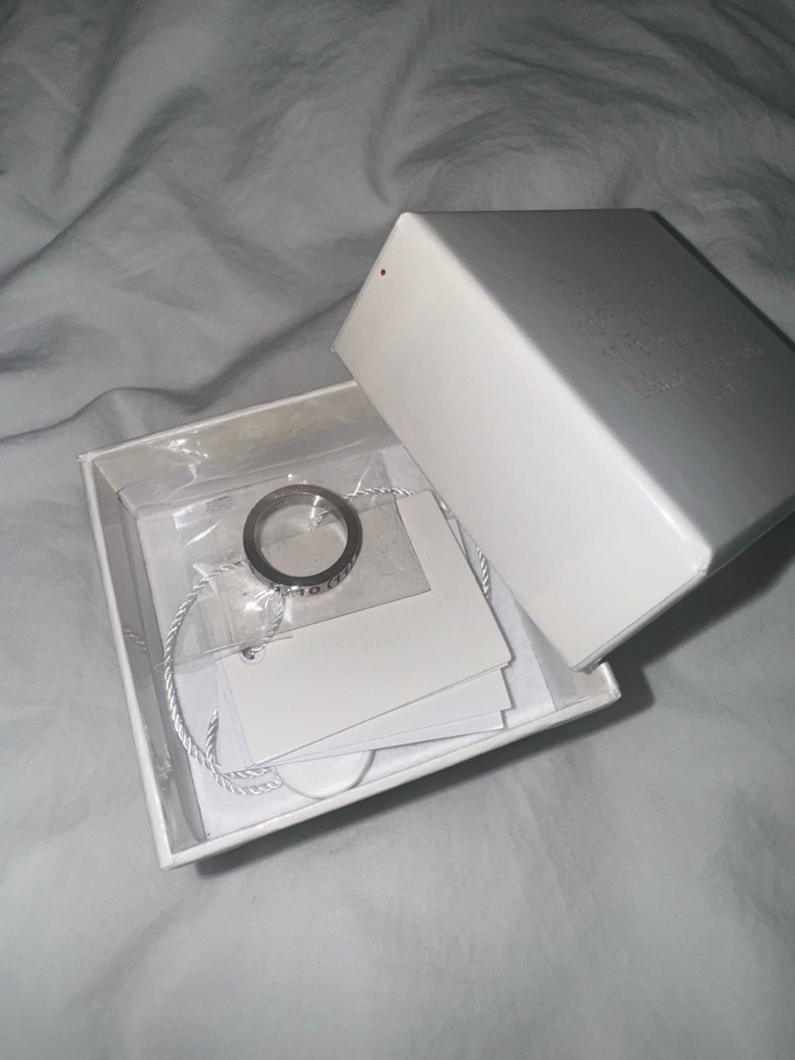 메종 마르지엘라 뉴메리컬 실버링 실버 02 사이즈 상품이미지7