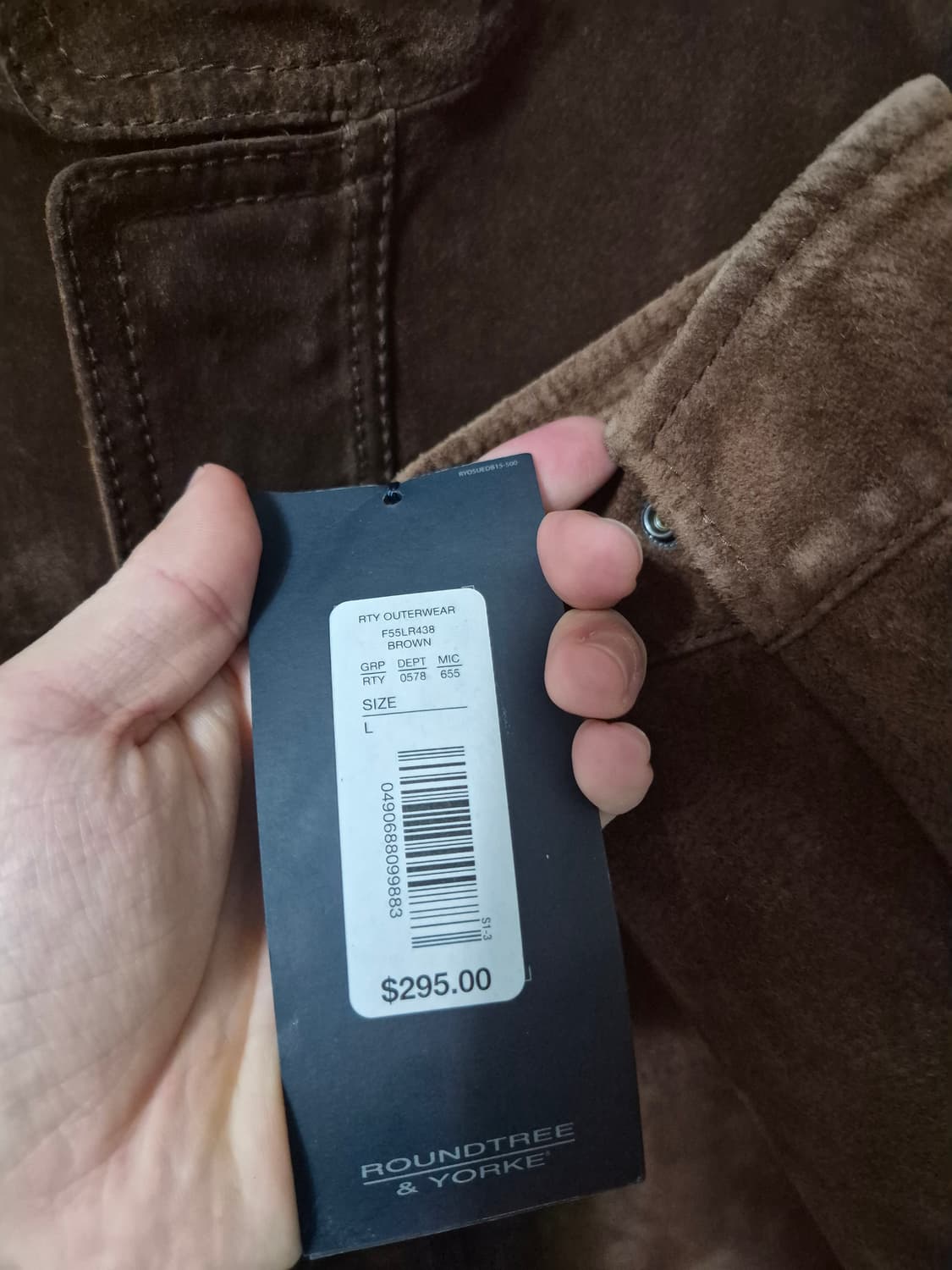 (L) 라운드트리 앤 요크 스웨이드 필드 자켓 상품이미지4