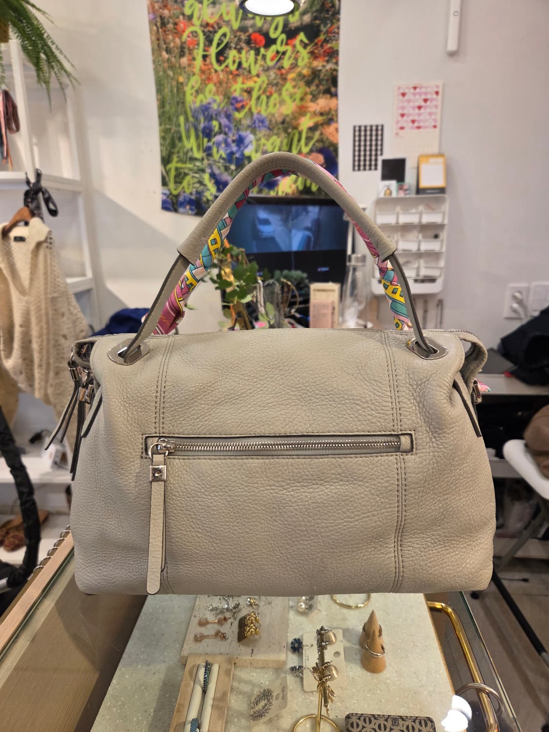 ALPHARD 알파드 채정안백 리얼레더 토드백 상품이미지2