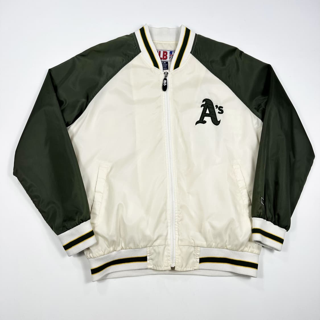 VTG 빈티지 오클랜드 애슬레틱스 바시티 스타디움 자켓 (M) 상품이미지2