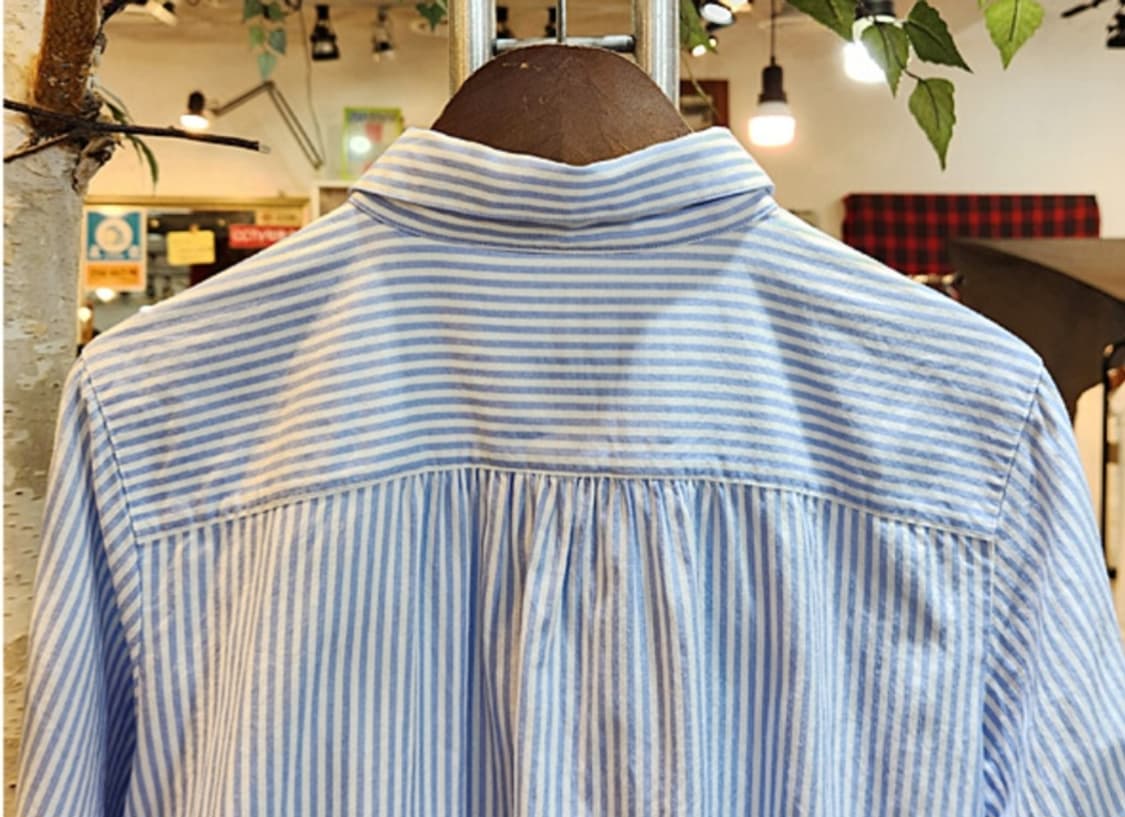 BURBERRY 버버리 런던 블루라벨 스트라이프 카라 셔츠 상품이미지8