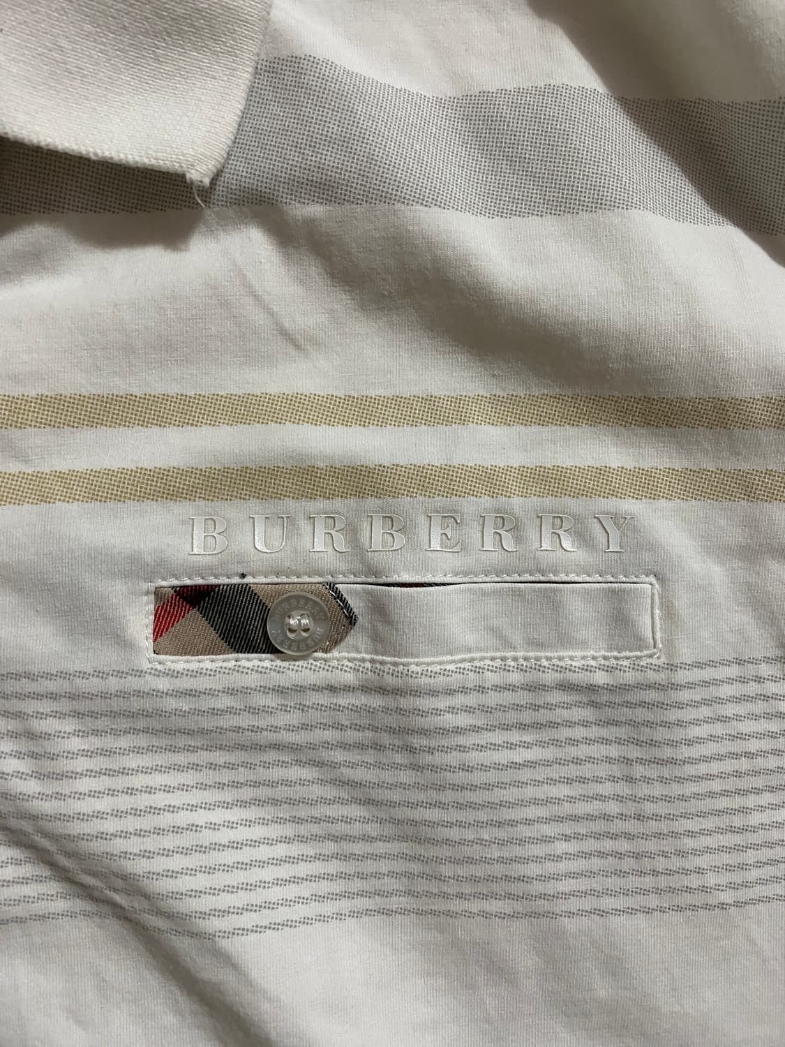 버버리 브릿 화이트 카라티 XL ( 100 ) 상품이미지3