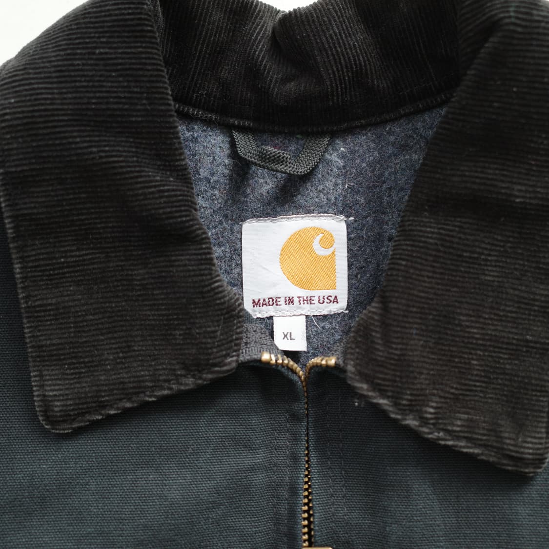 125주년 칼하트 001 블랭킷 워크 자켓 블랙 MADE IN USA 상품이미지5