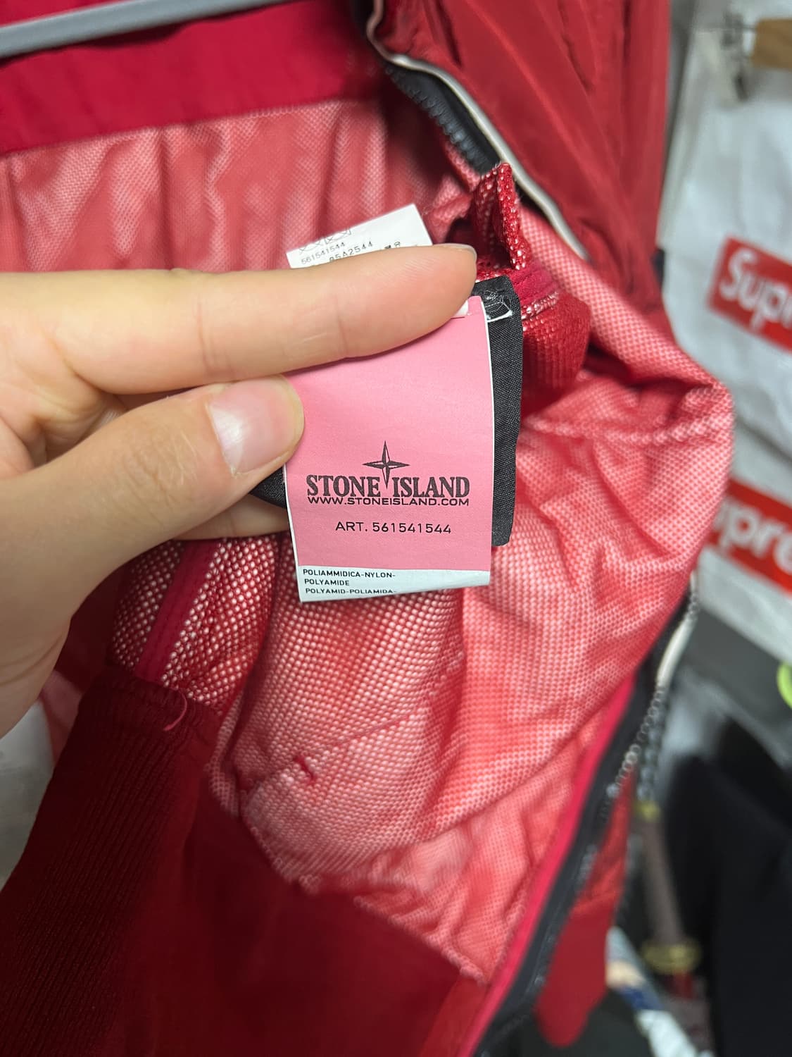 스톤아일랜드 나일론 메탈 자켓 95 m~L 상품이미지7