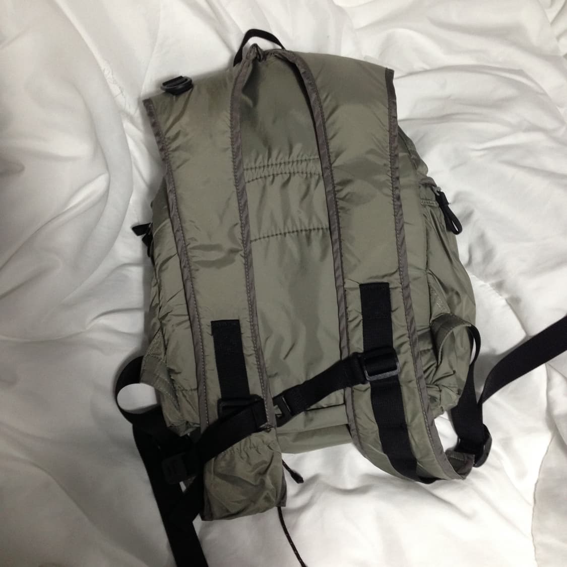 로우클래식 미니 스트링 백팩 카키 상품이미지6