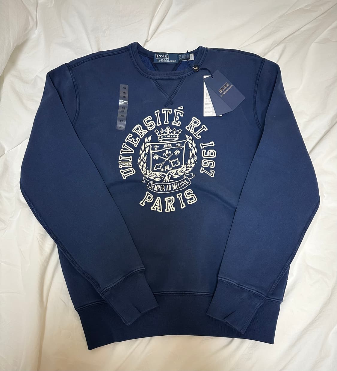 [미 시착 새 상품] 폴로랄프로렌 맨투맨 xs(남녀공용) 상품이미지3