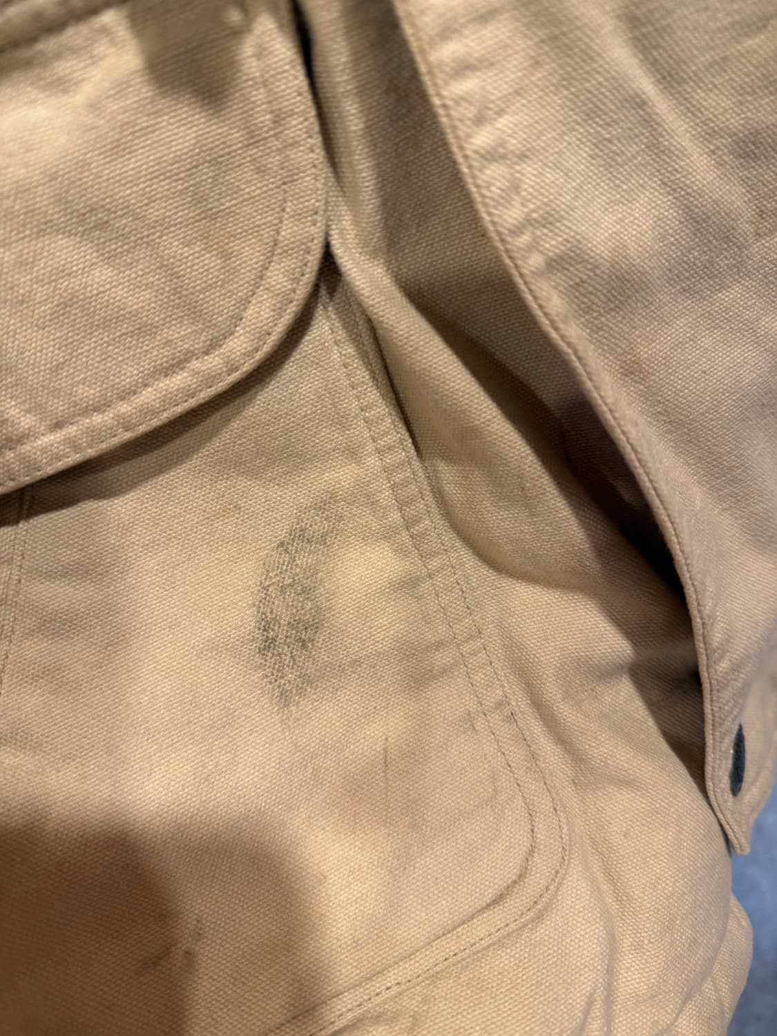 트위드리버 베이지 캔버스 자켓 상품이미지5