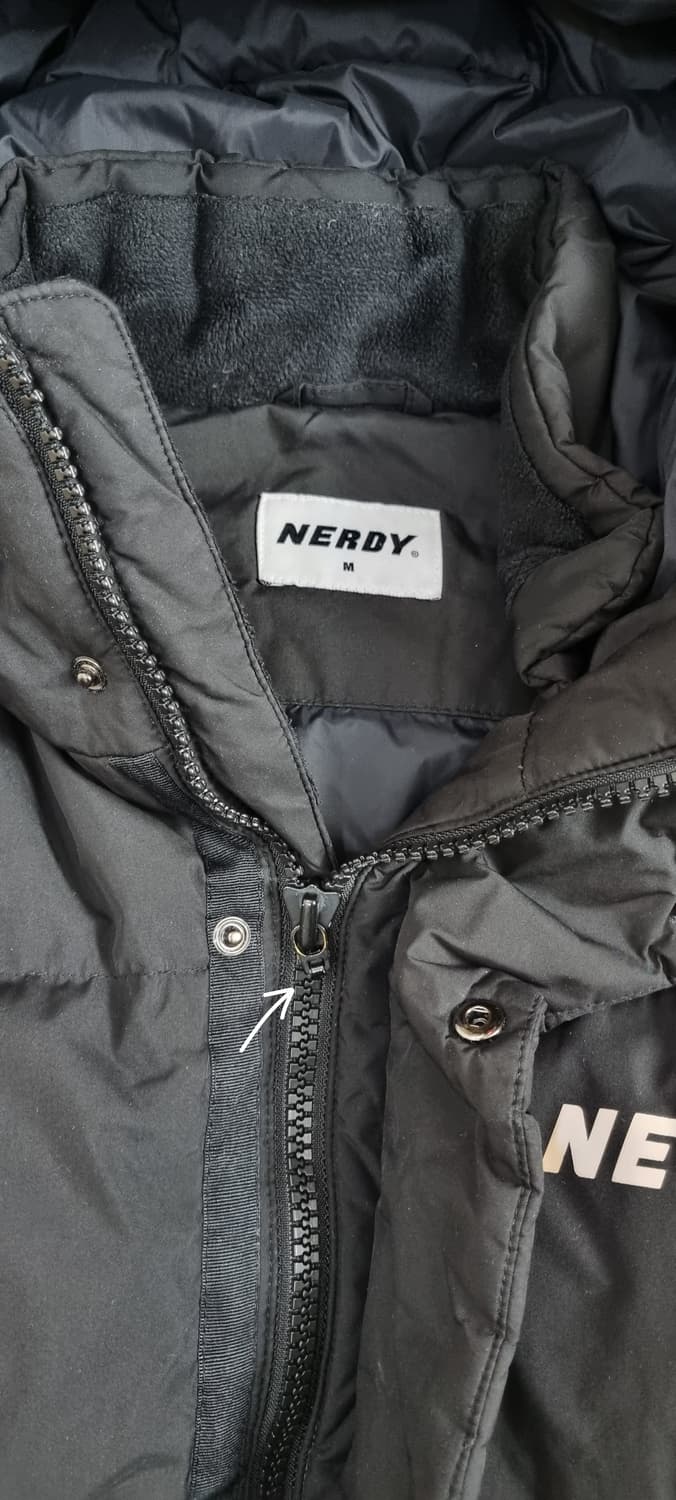 널디 NY 트랙 덕다운 롱패딩 M _ 남성 상품이미지9