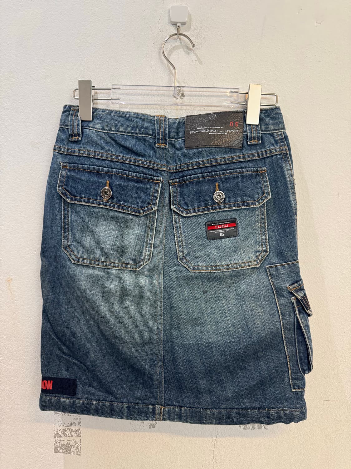 FUBU denim cargo mini skirt 상품이미지2