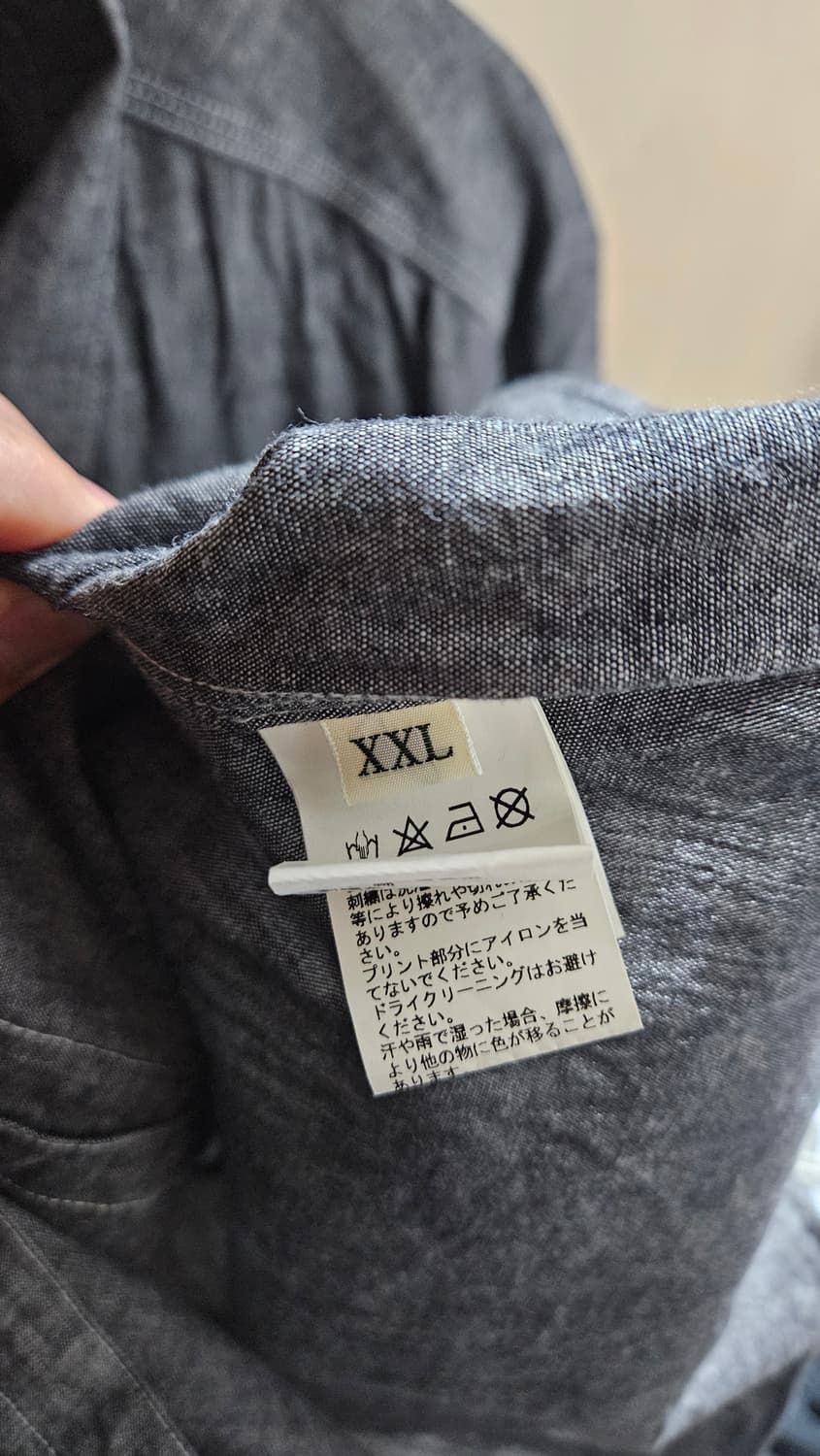 휴먼메이드 샴브레이셔츠 블랙 상품이미지5