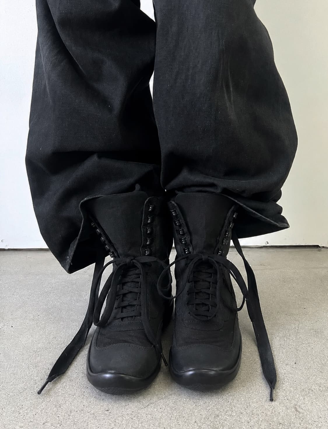 Prada sports 아메리칸컵 택티컬 부츠 하이 상품이미지1