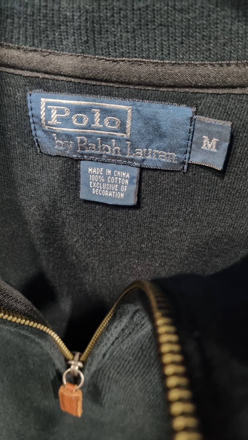 ((폴로랄프로렌)) 수입정품 100~슬림105 반집업 남성긴팔 상품이미지3