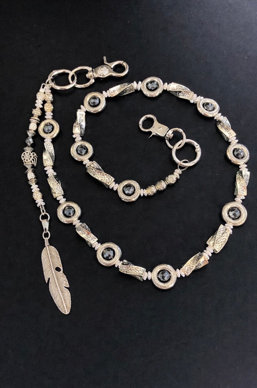 다크 에스닉 팬츠 체인 상품이미지3