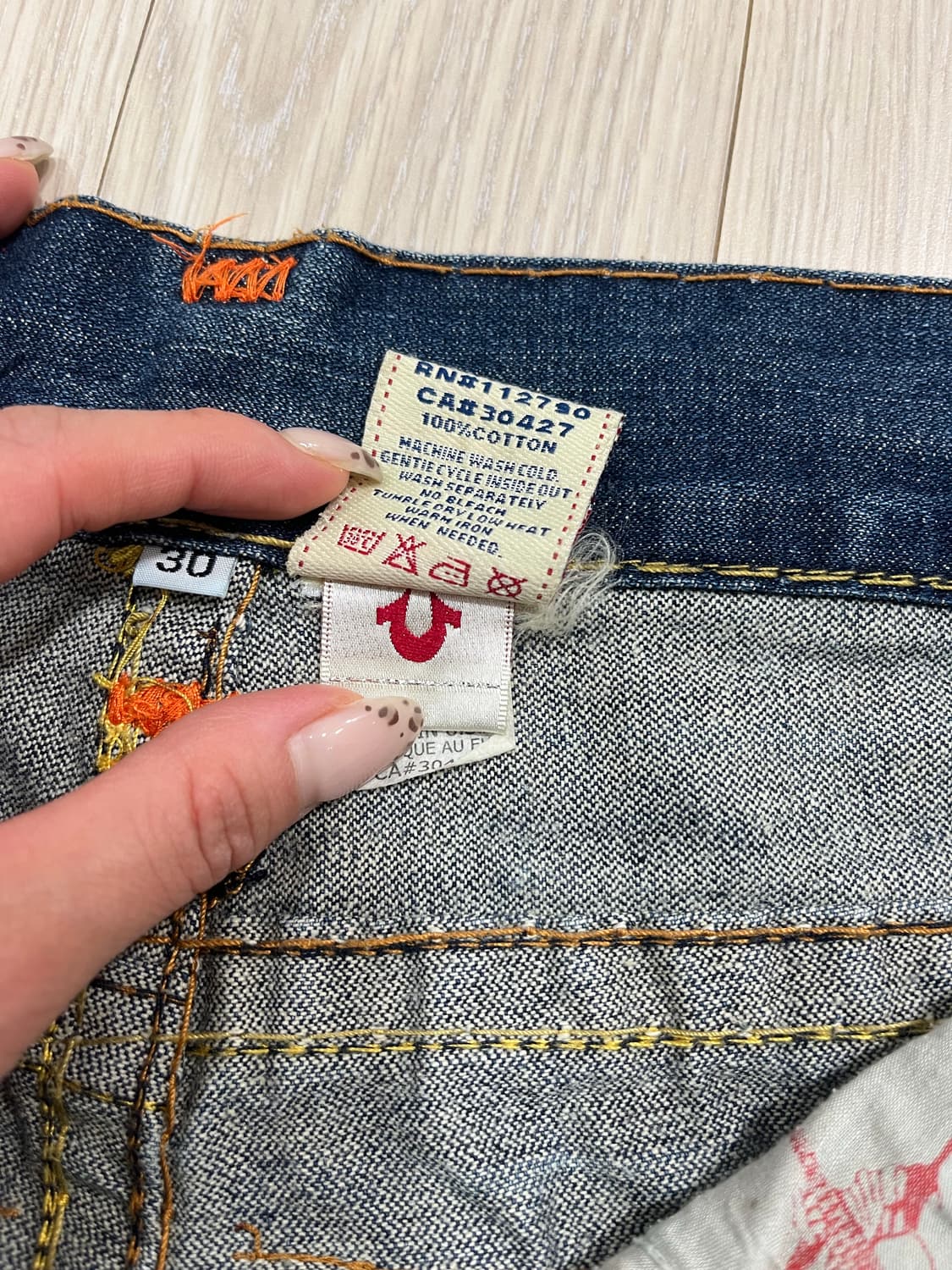 Y2K 트루릴리전 Billy Super T USA 부츠컷 30 상품이미지8