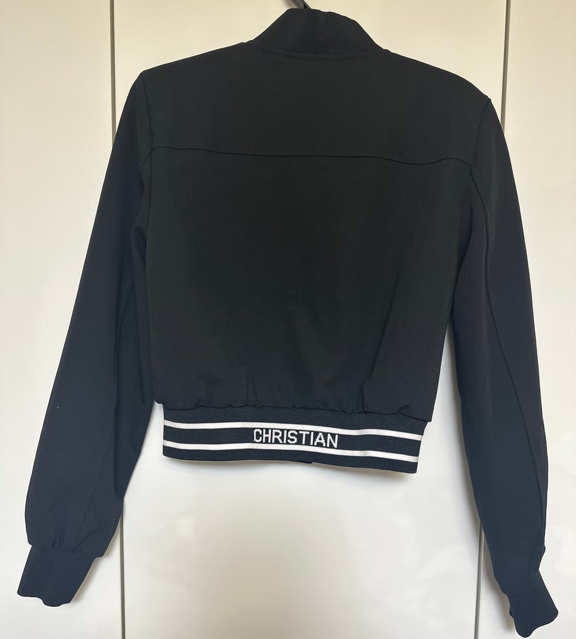 EMOTI 블랙 크롭 야구 점퍼 스커트바지세트 상품이미지4